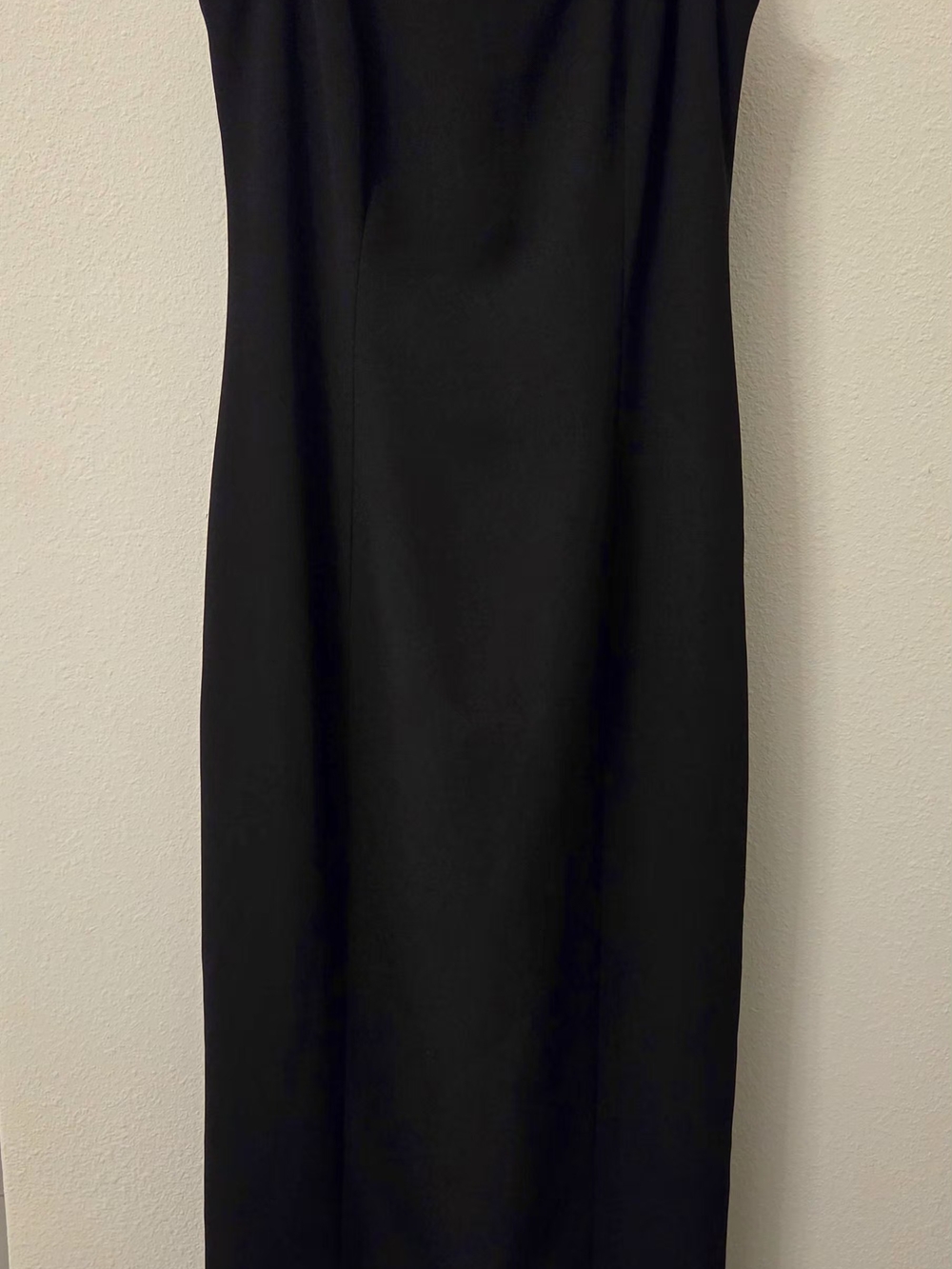 Laundry By Shelli Segal Black Sleeveless Maxi Dress with Crisscross Back - Picture 2 of 6